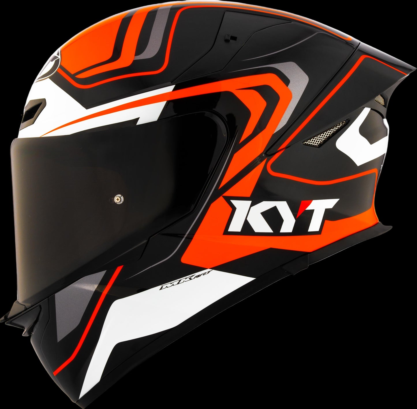 KYT TT REVO Overtech (Black/Orange)