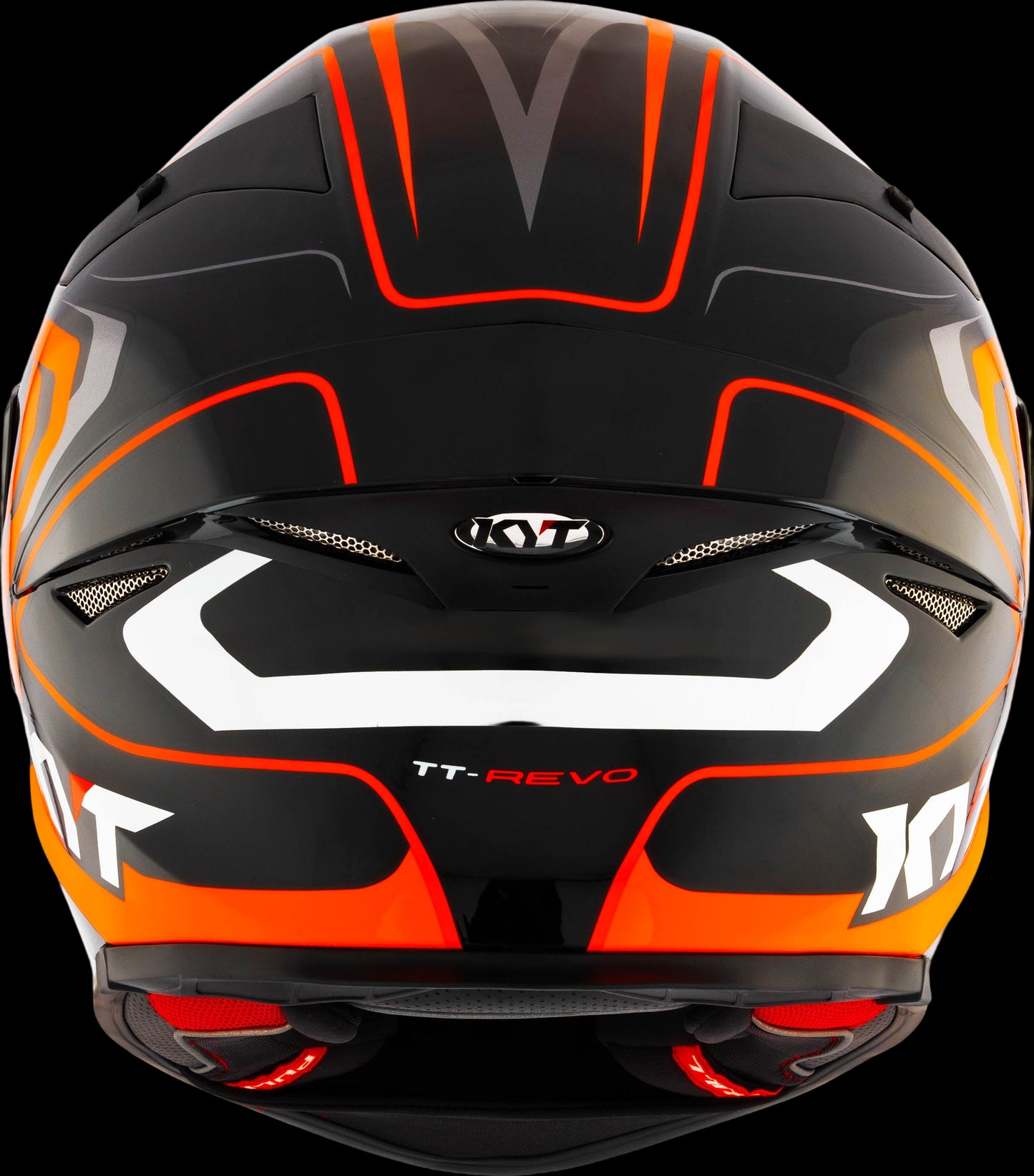 KYT TT REVO Overtech (Black/Orange)